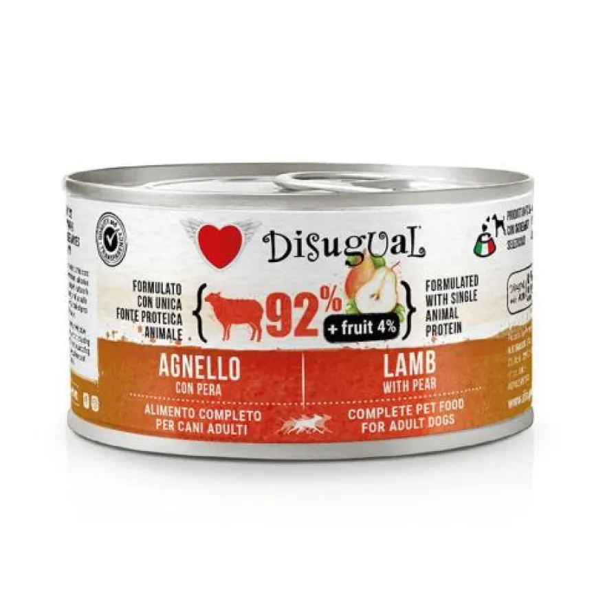 Disugual Fruit Dog Cordero Pera Comida Húmeda 150g
