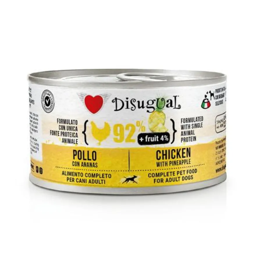Disugual Fruit Dog Pollo Piña Alimento Húmedo 150g