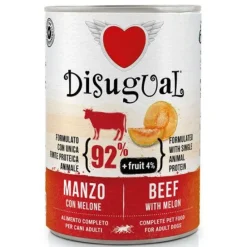 Disugual Fruit Dog Ternera Melón Paté 150g