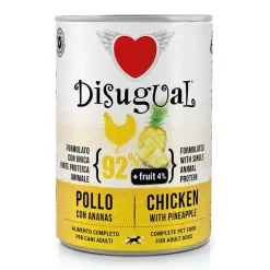 Disugual Fruit Pollo Piña Alimento Húmedo para Perros 400g