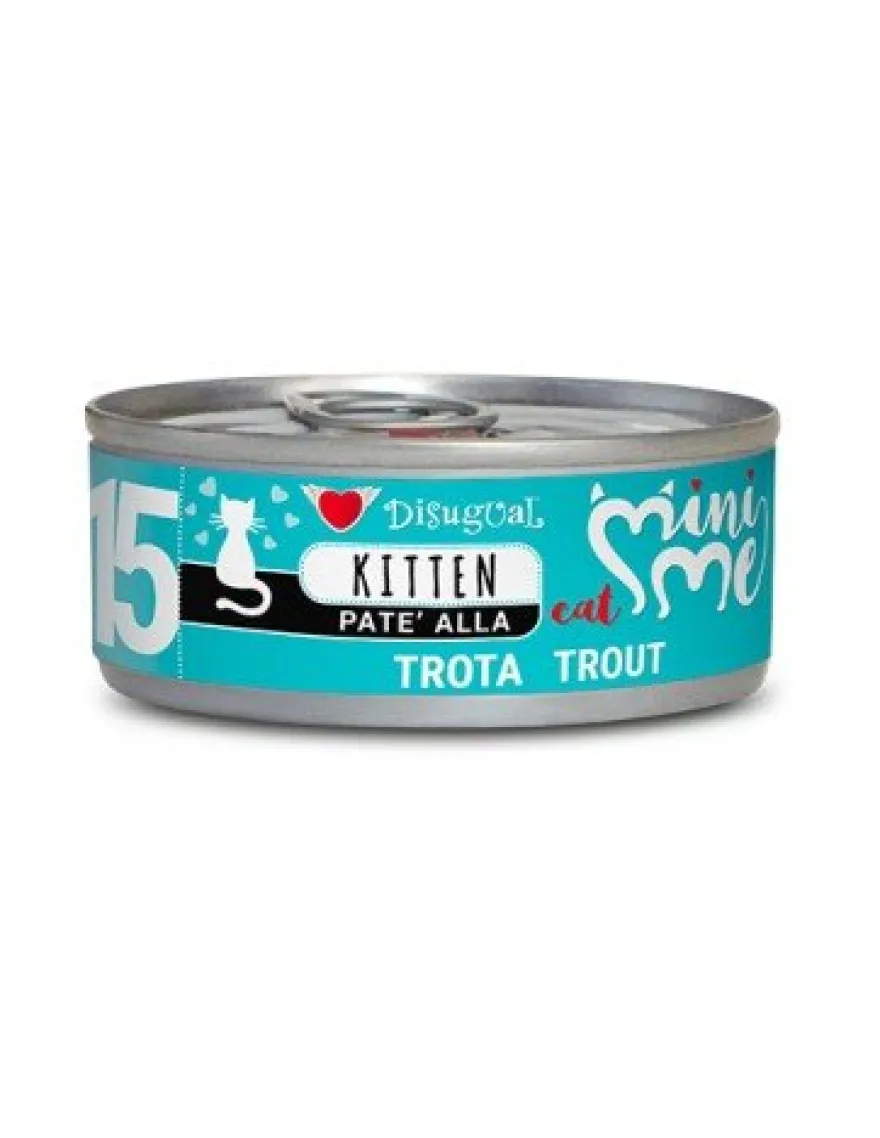 Disugual Mini-Me Kitten Paté de Trucha 12x85g