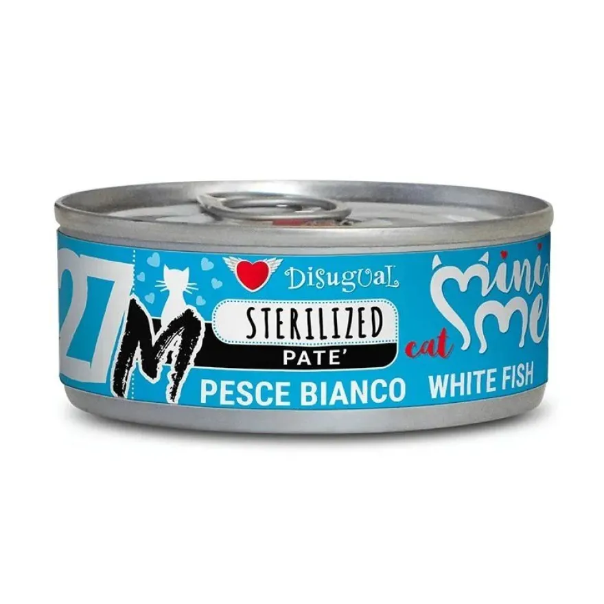 Disugual Mini-Me M Gato Esterilizado Pescado Blanco 12x85g