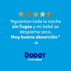 DODOT Bebé Seco Extra Jumbo Pack Talla 4+ (62 uds)
