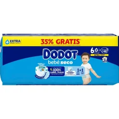 DODOT Bebé Seco Extra Jumbo Pack Talla 6+ (48 uds)