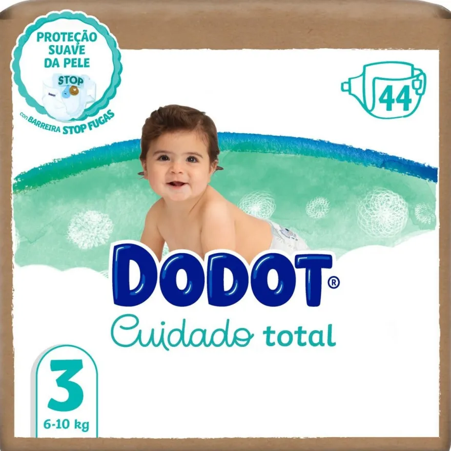 DODOT Cuidado Total Pañales Talla 3 (6-10kg) 44 unidades