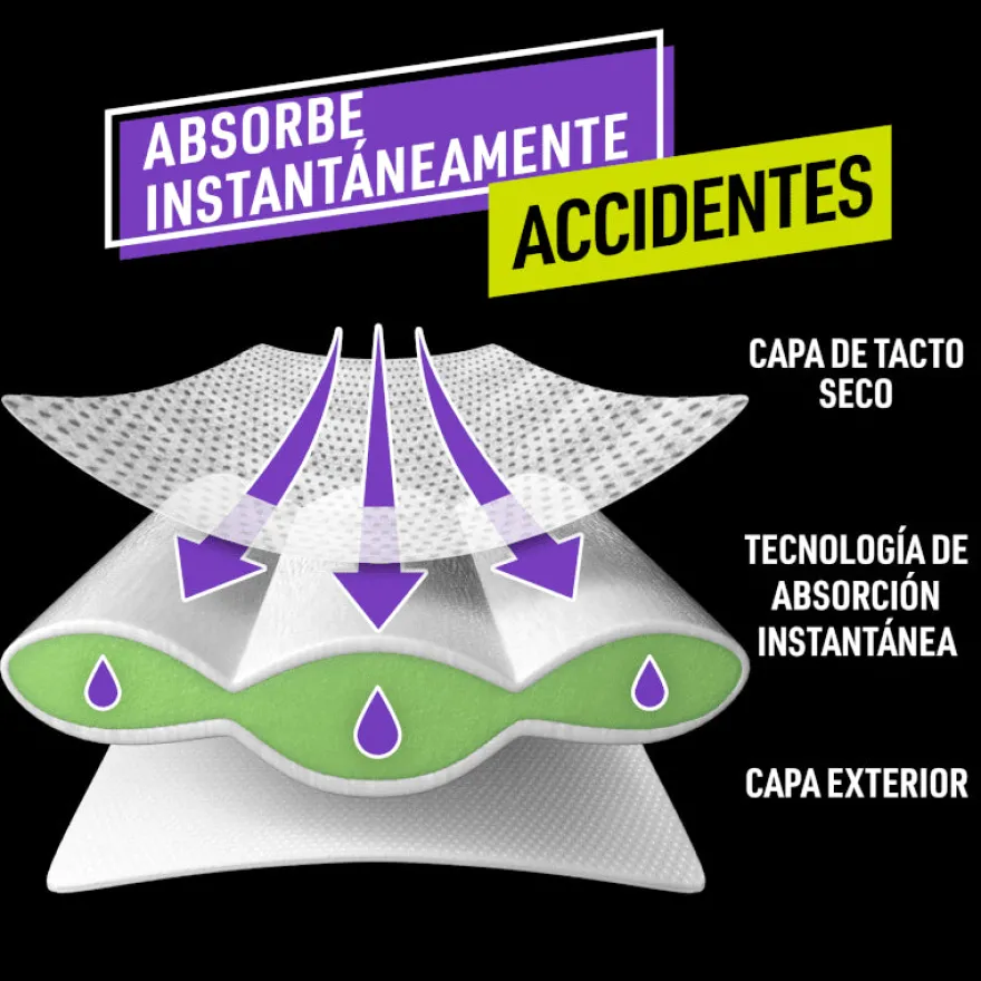 Dodot Ninjamas Carry Pack Cohete Talla 8 - 9 uds.