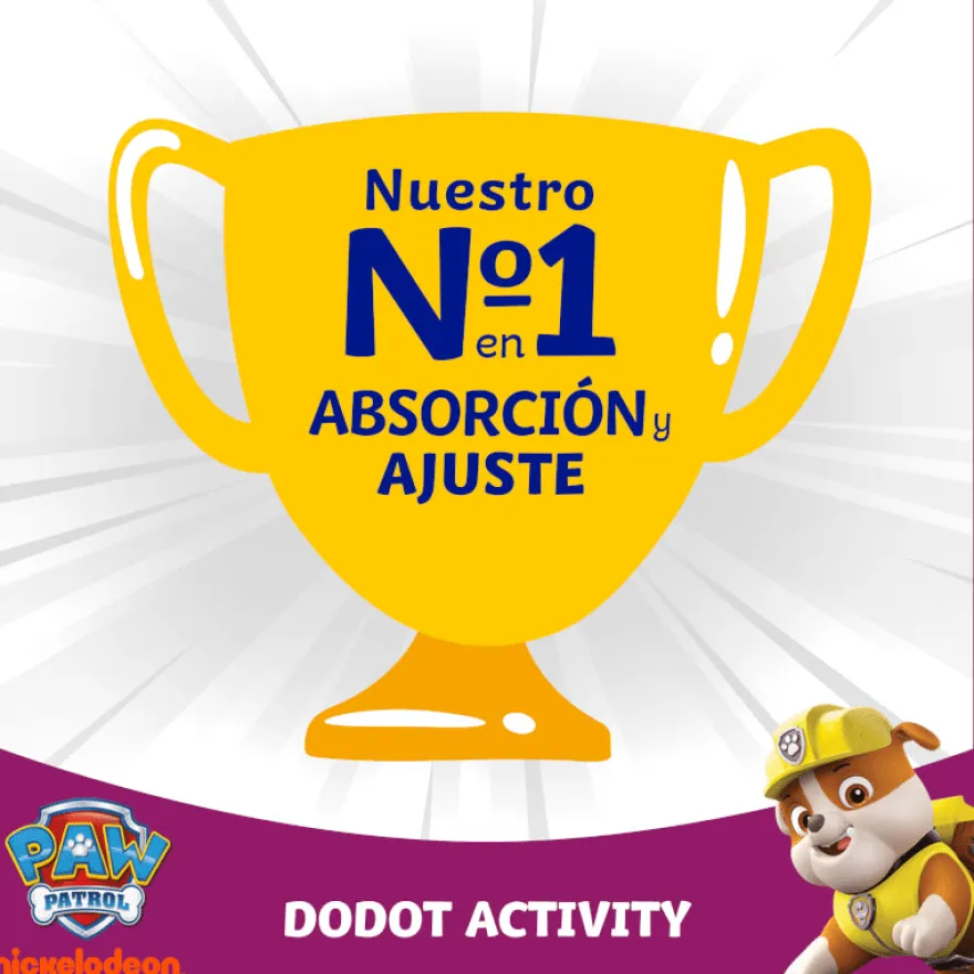 DODOT Pañales Activity Extra Jumbo Pack Talla 5+ 48 unidades
