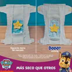 DODOT Pañales Activity Extra Jumbo Pack Talla 6+ 44 unidades