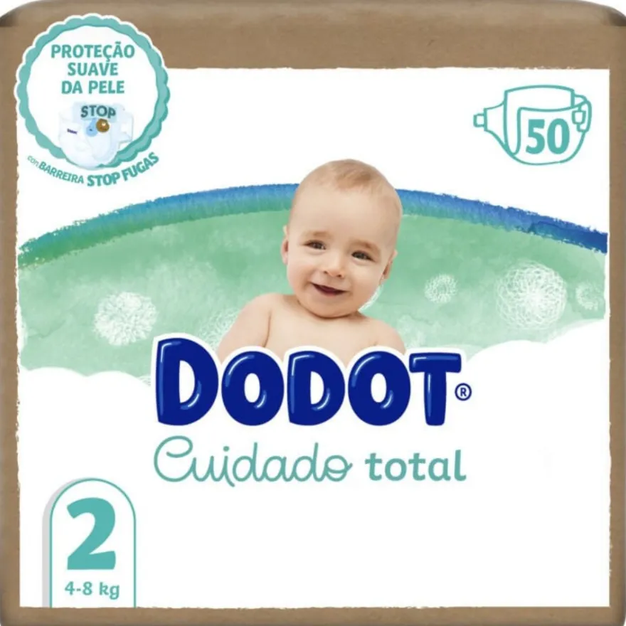 Dodot Pañales Cuidado Total Talla 2 50 unidades