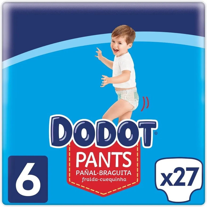 DODOT Pants Talla 6 (+15 Kg) 27 unidades
