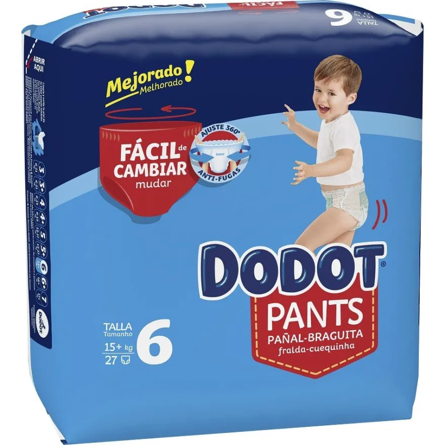 DODOT Pants Talla 6 (+15 Kg) 27 unidades