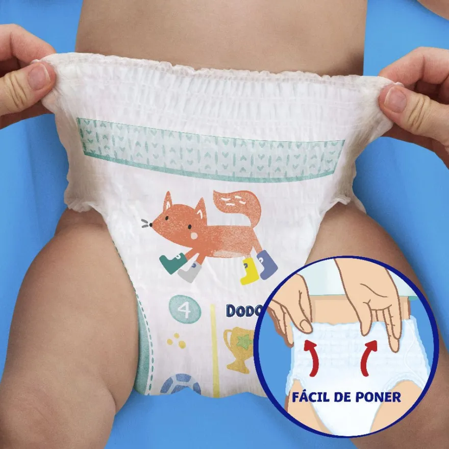 DODOT Pants Talla 4 (9-15 Kg) 33 unidades