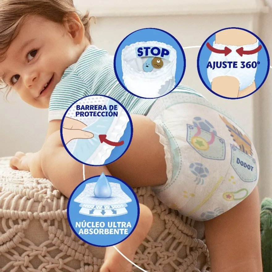 DODOT Pants Talla 4 (9-15 Kg) 33 unidades