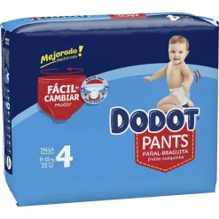 DODOT Pants Talla 4 (9-15 Kg) 33 unidades