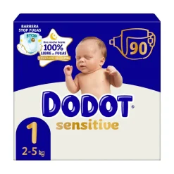 Dodot Sensitive Jumbo Pack Talla 1 90 uds