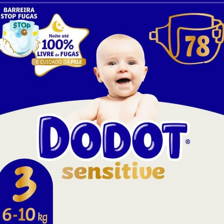 Dodot Sensitive Pañales Talla 3 78 uds