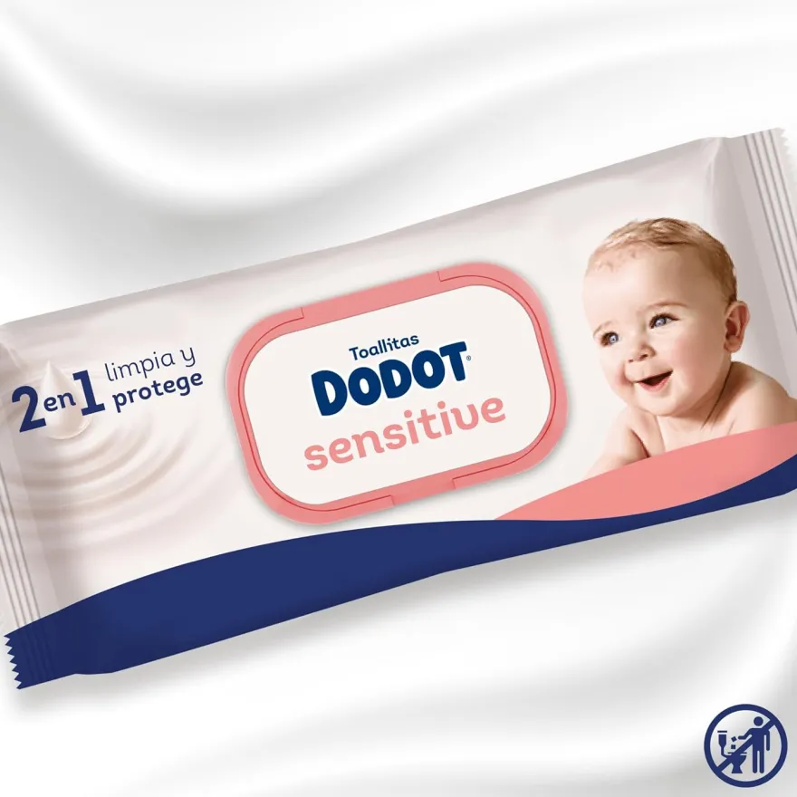 DODOT Sensitive Toallitas para Bebés 54 toallitas