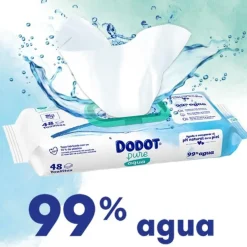 Dodot Toallitas Aqua Plastic Free 48 uds