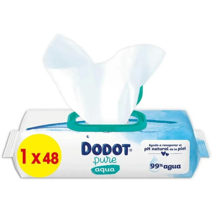 Dodot Toallitas Aqua Plastic Free 48 uds