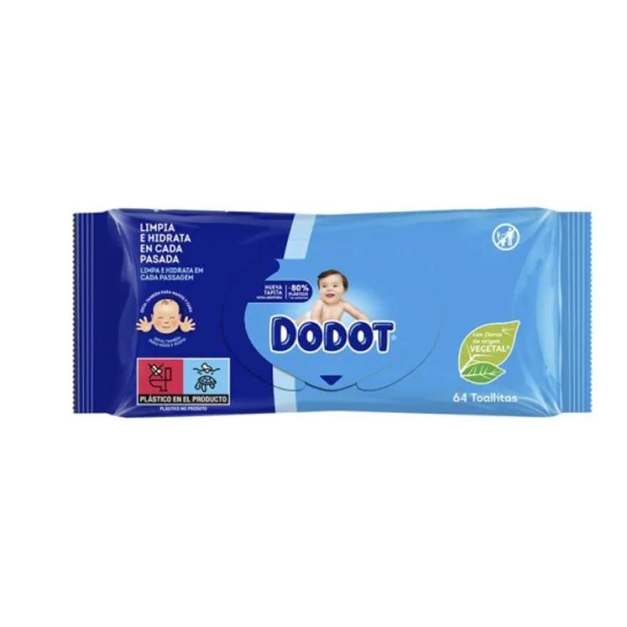 DODOT Toallitas para Bebés x64 Unidades