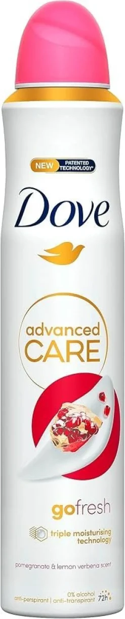 Dove Go Fresh Advanced Care Desodorante Spray Granada y Limón 200ml