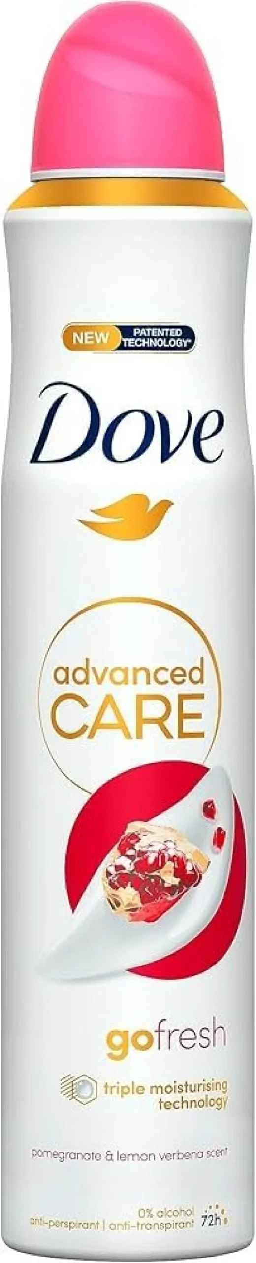 Dove Go Fresh Advanced Care Desodorante Spray Granada y Limón 200ml