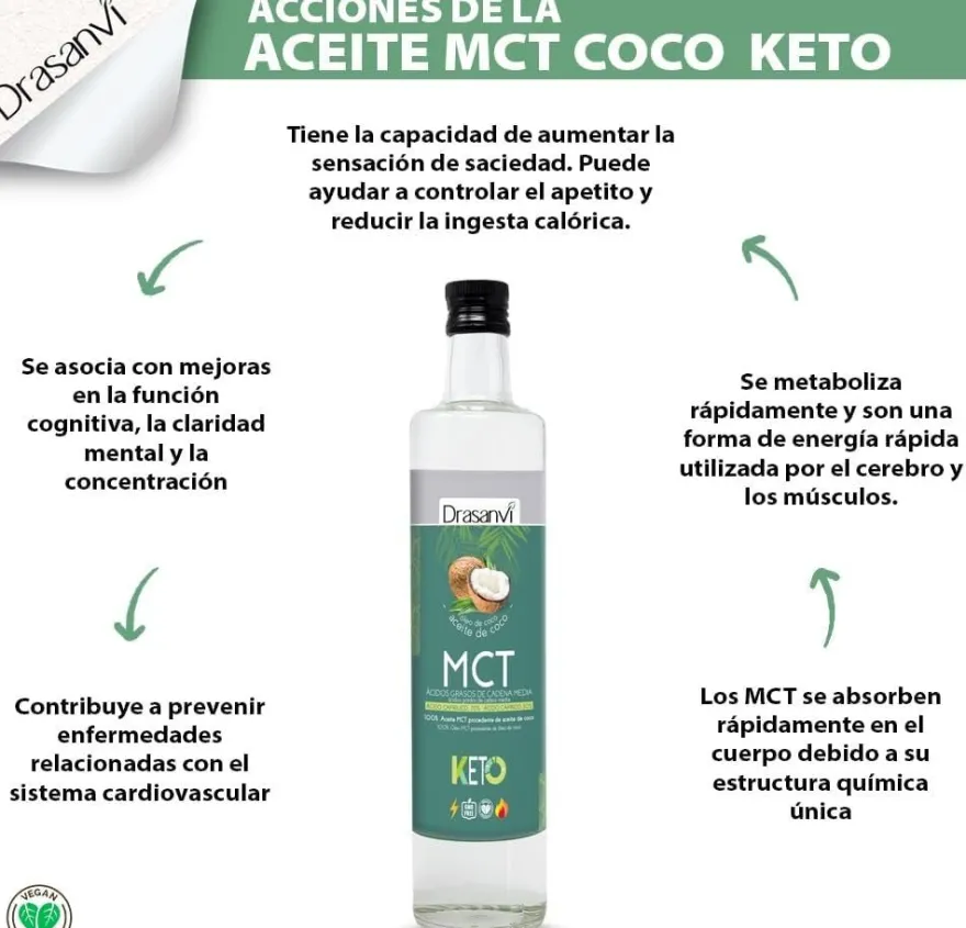 Drasanvi Aceite MCT Coco 500 ml