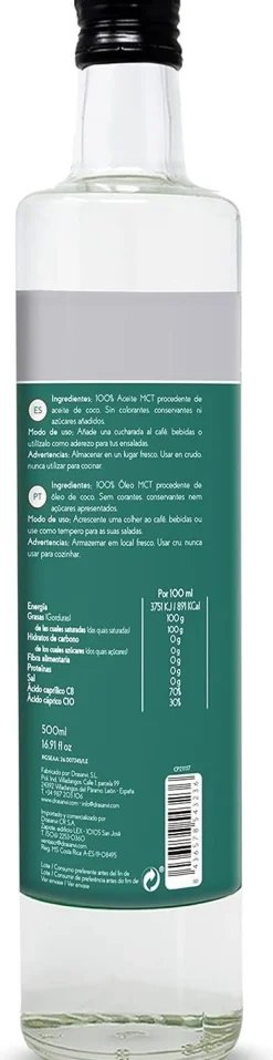 Drasanvi Aceite MCT Coco 500 ml