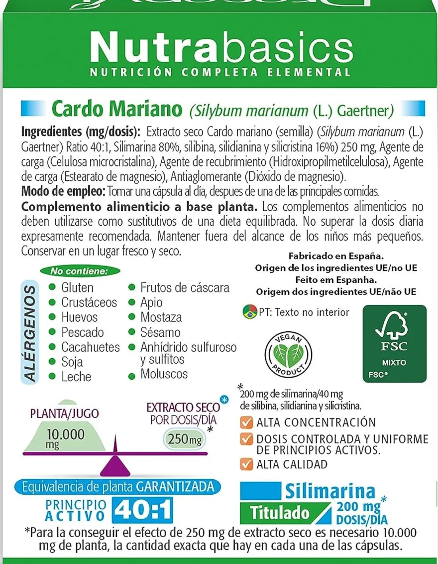 Drasanvi Cardo Mariano 30 Cápsulas