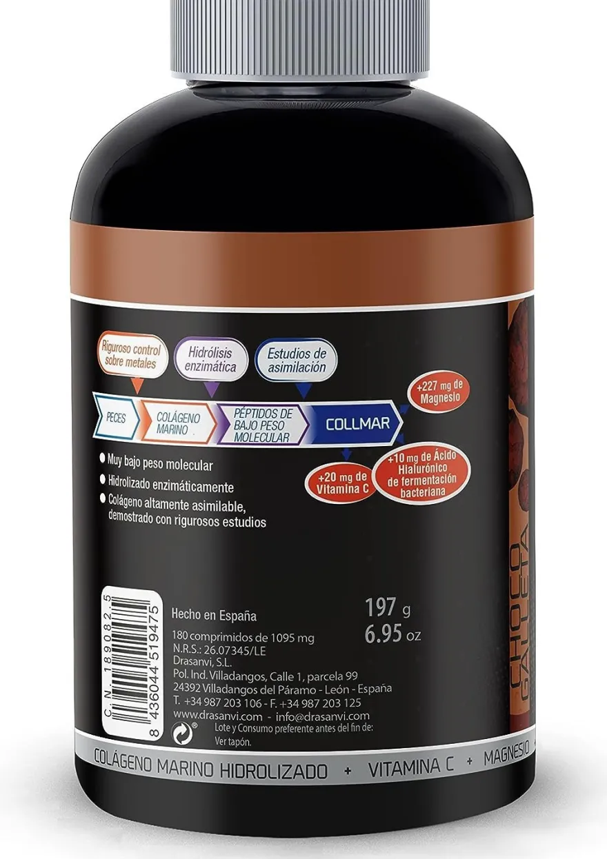 Drasanvi Collmar Choco Galleta Masticable 180 Comprimidos