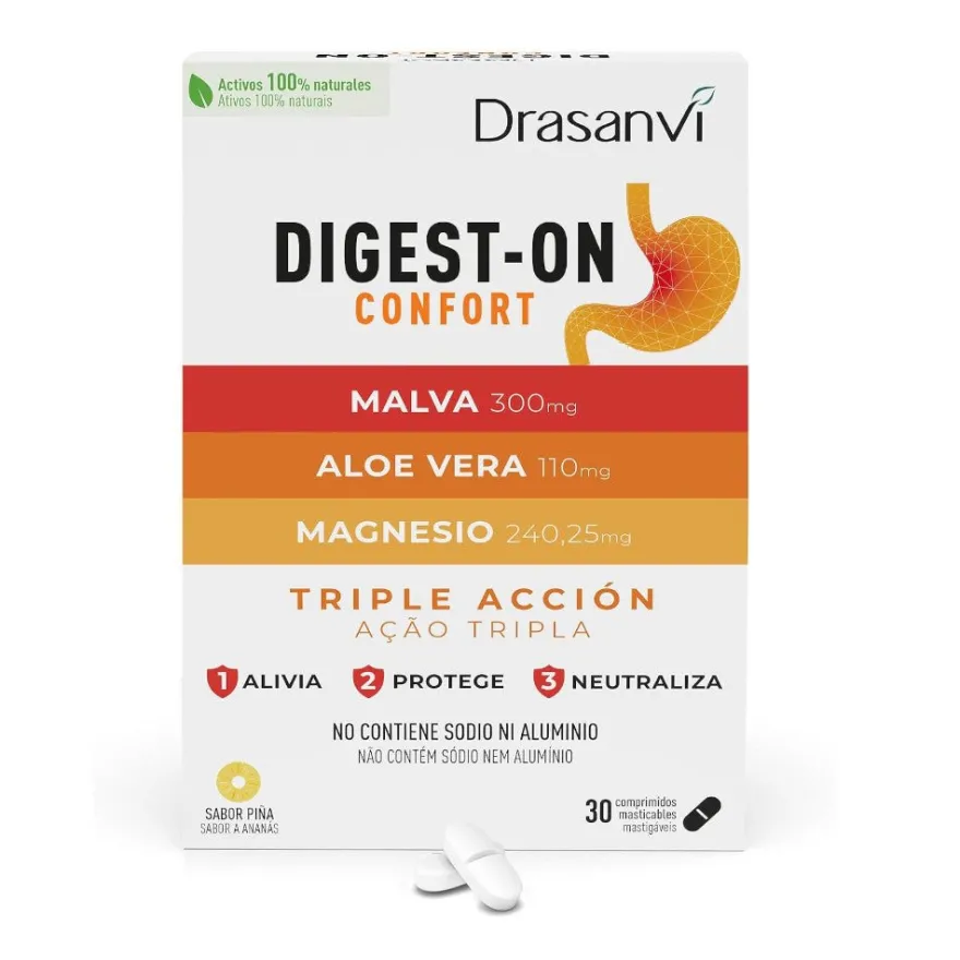 Drasanvi Digest-On Confort 30 comprimidos masticables