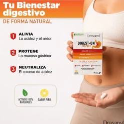 Drasanvi Digest-On Confort 30 comprimidos masticables