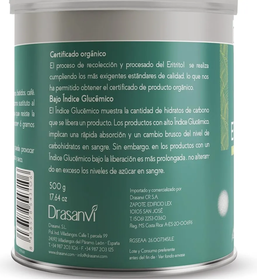 Drasanvi Eritritol Bio 500g