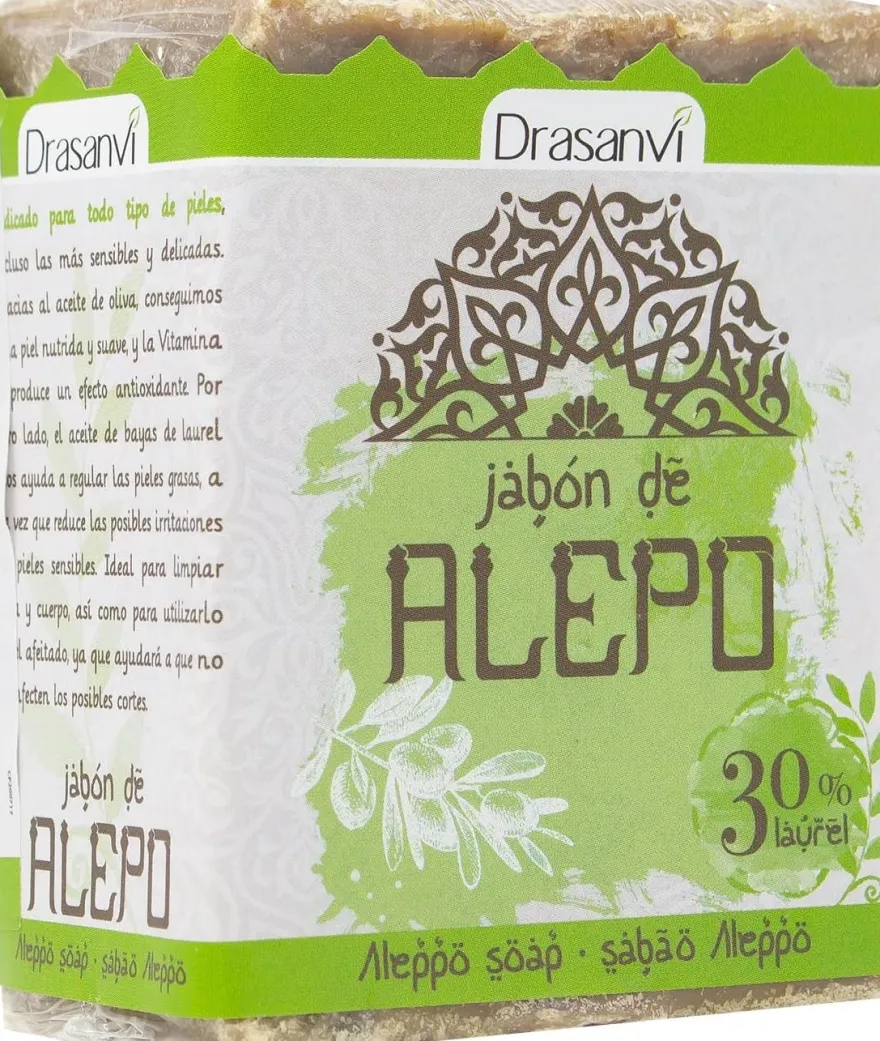Drasanvi Jabón Alepo 30% Laurel 200 g
