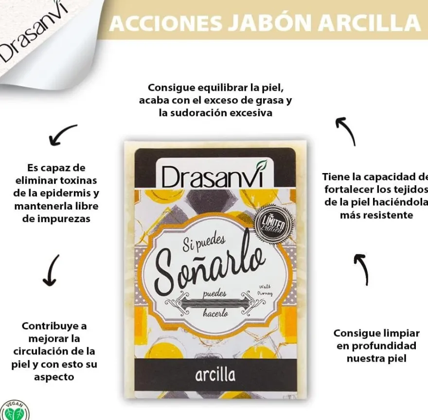 Drasanvi Jabón Arcilla 100g