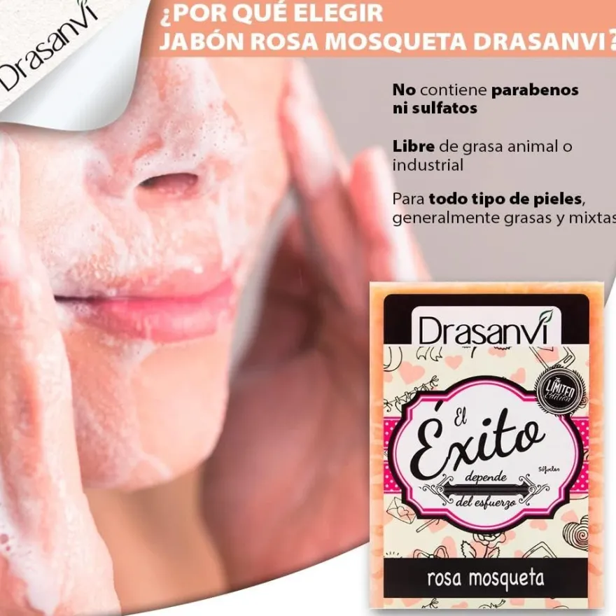 Drasanvi Jabón Rosa Mosqueta 100g