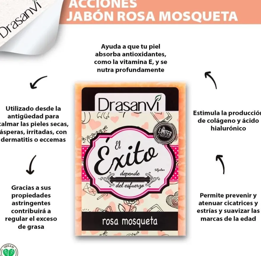Drasanvi Jabón Rosa Mosqueta 100g