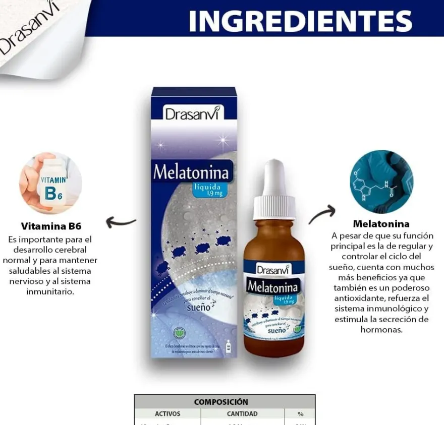 Drasanvi Melatonina 1,9 Mg 50 ml
