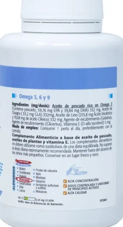 Drasanvi Omega 3-6-9 1000 Mg Bote 100 Perlas
