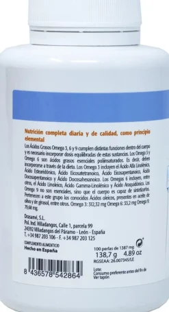 Drasanvi Omega 3-6-9 1000 Mg Bote 100 Perlas