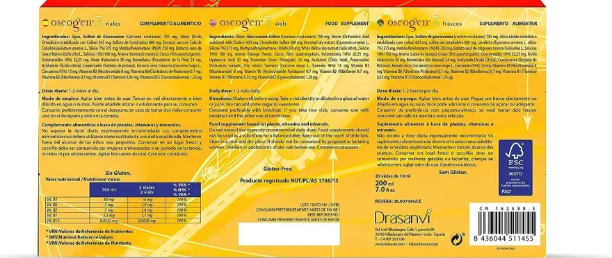 Drasanvi Oseogen 7g 20 Viales
