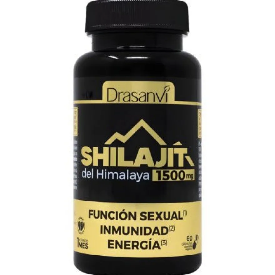 Drasanvi Shilajit del Himalaya 1500mg 60 cápsulas