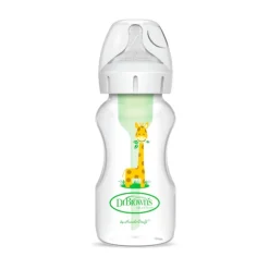 Dr. BROWN'S Biberón OPTIONS+ 270ML Boca Ancha Natural Flow Blanco