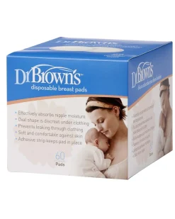 DR. BROWN'S Discos Absorbentes Desechables 60 Unidades