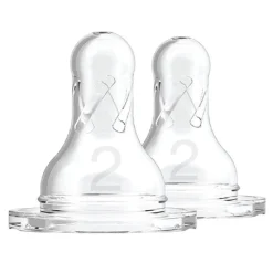 DR. BROWN'S Tetina Boca Ancha Options Plus Nivel 2 +3 Meses 2 Unidades