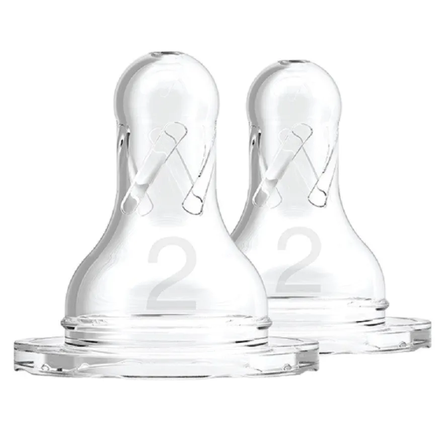 DR. BROWN'S Tetina Boca Ancha Options Plus Nivel 2 +3 Meses 2 Unidades