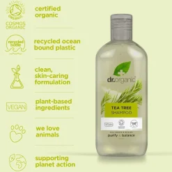 Dr. Organic Champú de Árbol de Té 265 ml