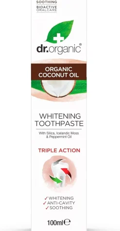 Dr. Organic Dentifrico Aceite Coco 100ml