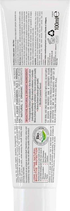 Dr. Organic Dentifrico Granada 100ml