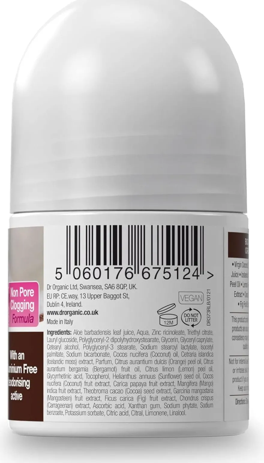 Dr. Organic Desodorante de Aceite de Coco 50 ml